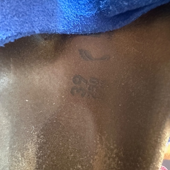 Womens Birkenstock Uji  Nubuck-Suede Leather - Ultra Blue - Picture 4 of 4